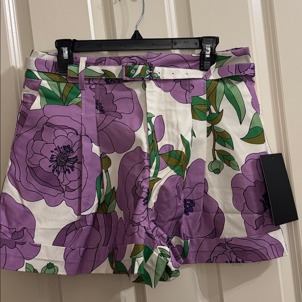Tuckernuck Lilac Cuffed Connor High Waist Shorts